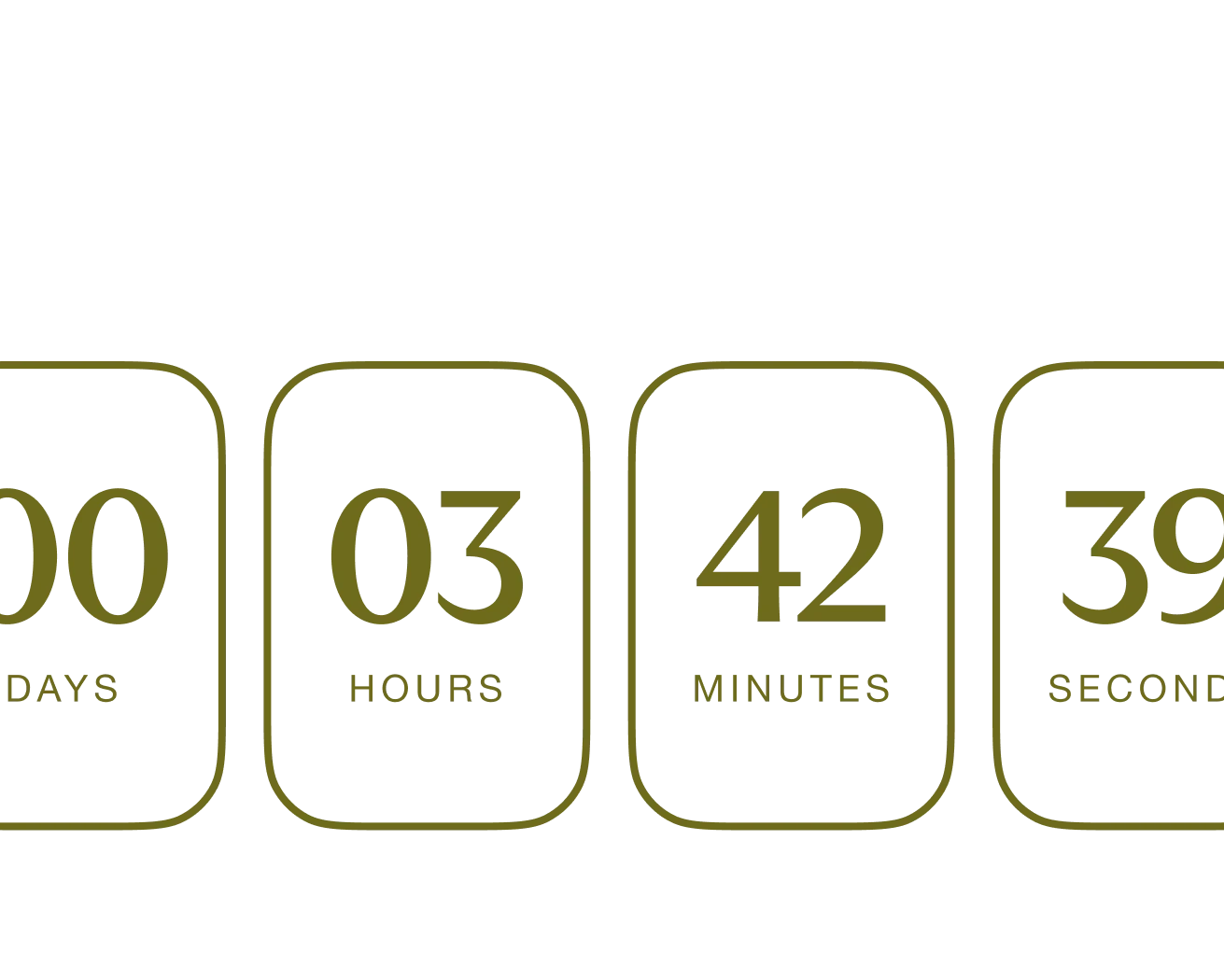 Countdown timers