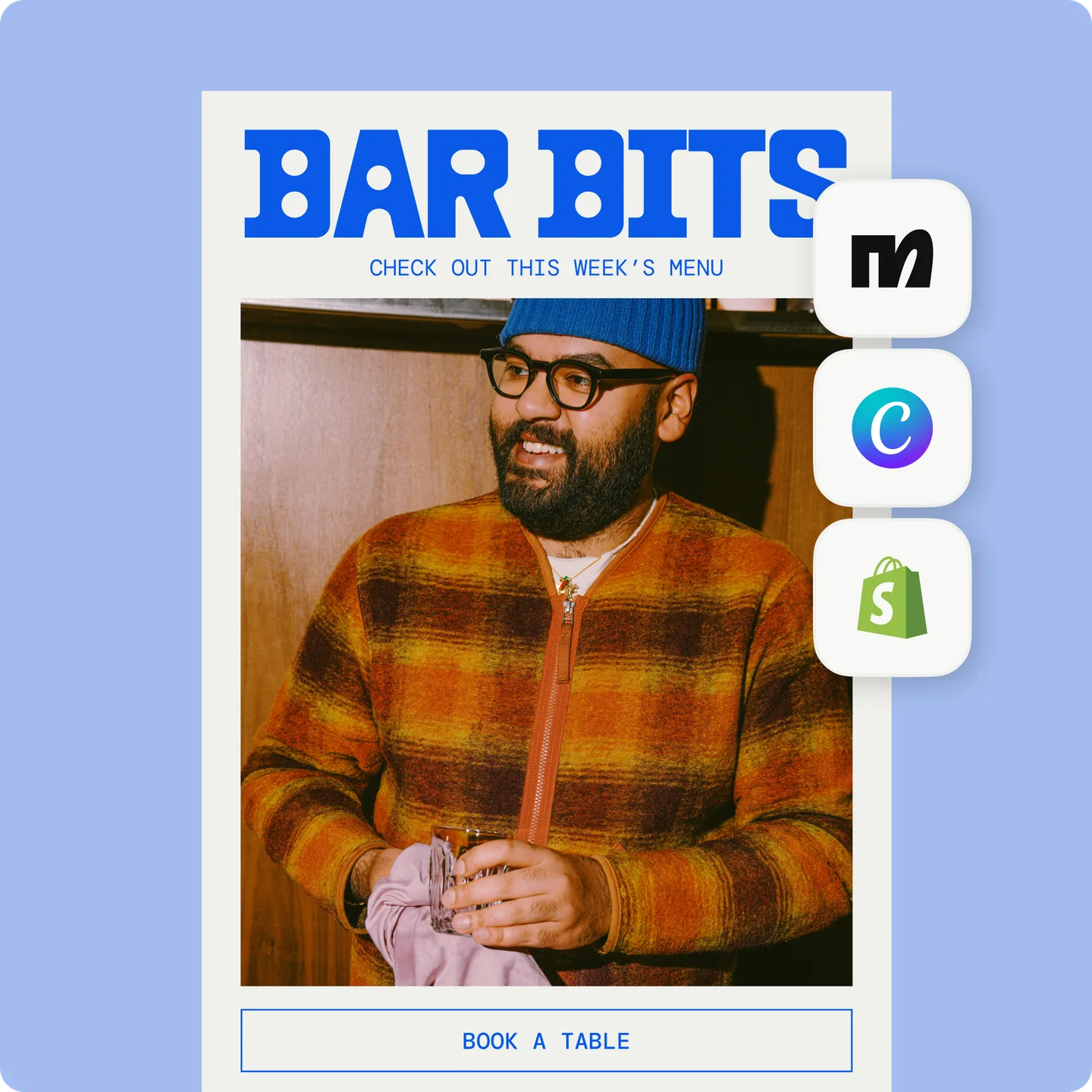 Logos of apps that connect to Flodesk